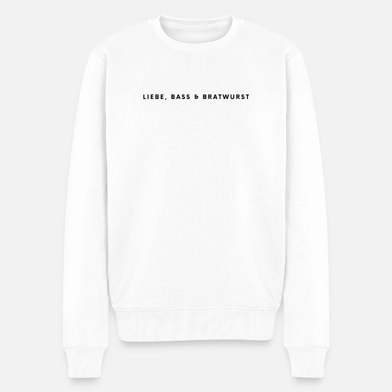 SCHRÜCKTIVAL - Männer Premium Bio Pullover - Weiß