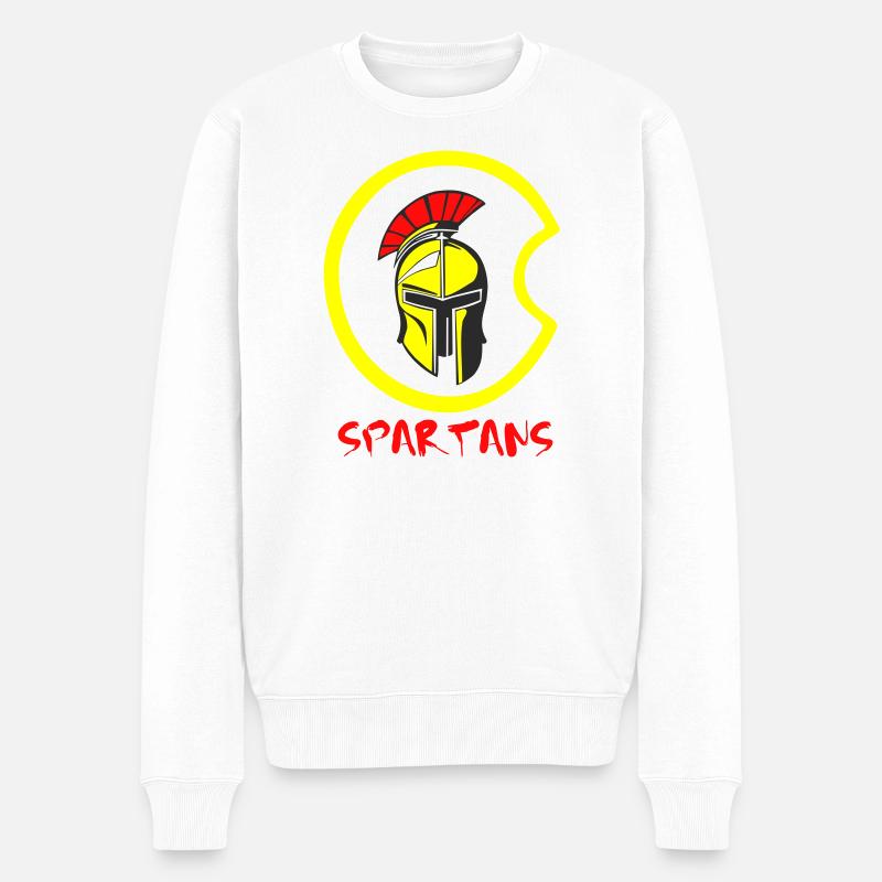 Casque Sparta et Blood 4 - Pull Premium bio Homme - blanc