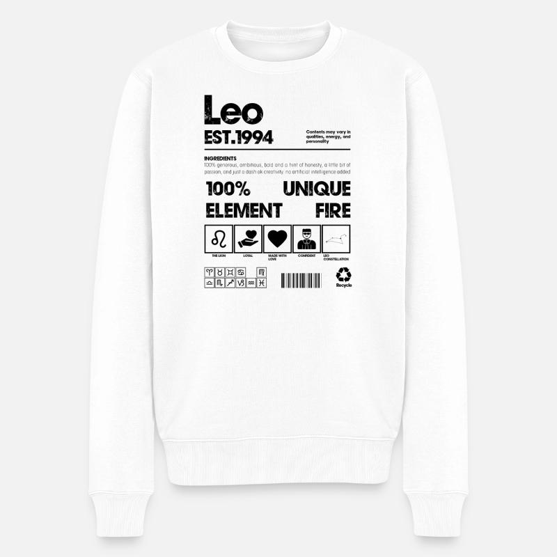 Lion 1994 - Pull Premium bio Homme - blanc
