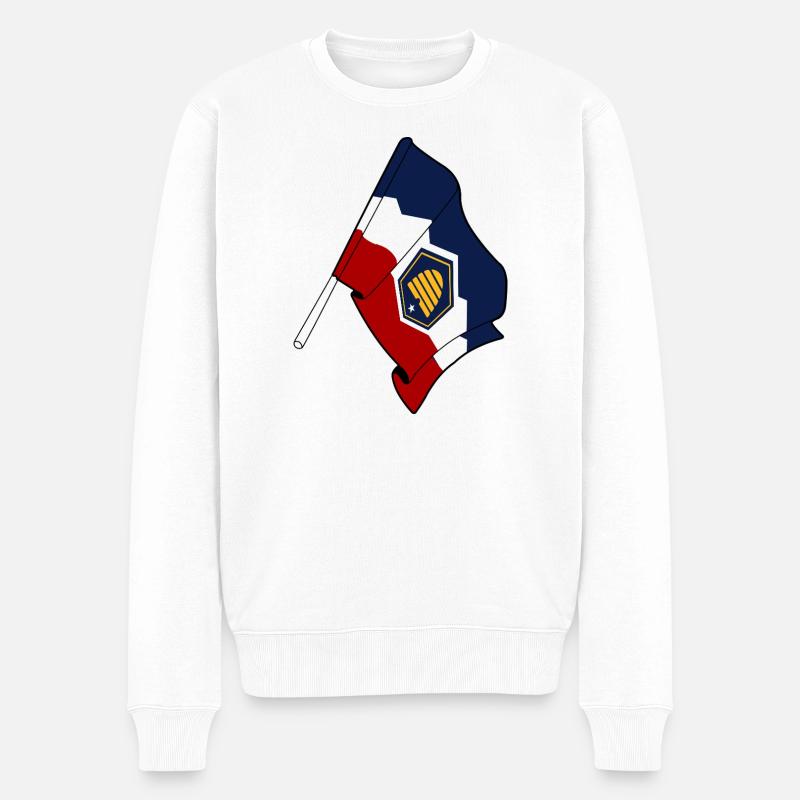 Drapeau de l’Utah - Pull Premium bio Homme - blanc