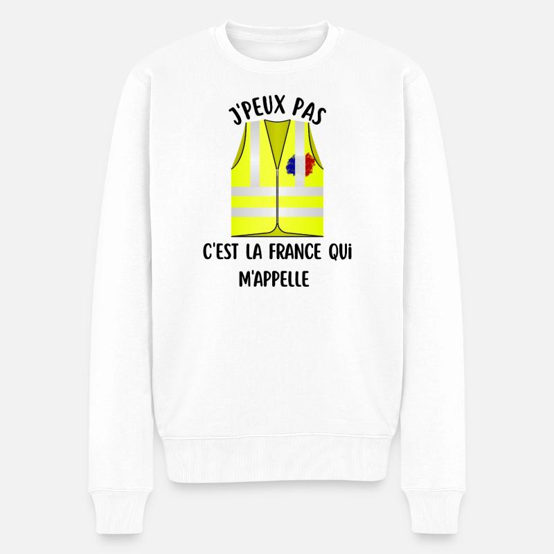 J'peux pas  - Pull Premium bio Homme - blanc