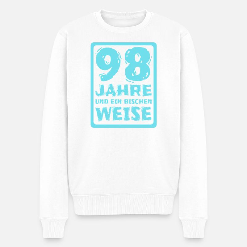 Sagesse 98 - Pull Premium bio Homme - blanc