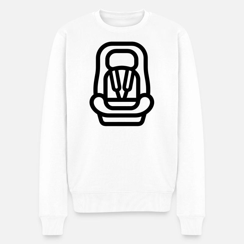 siège auto bébé - Pull Premium bio Homme - blanc