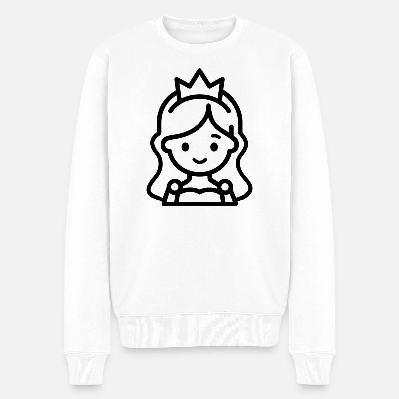 princesse - Pull Premium bio Homme - blanc