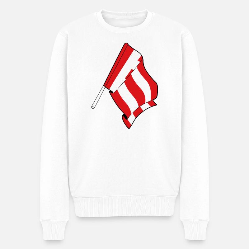 Stolz auf Eindhoven - Männer Premium Bio Pullover - Weiß