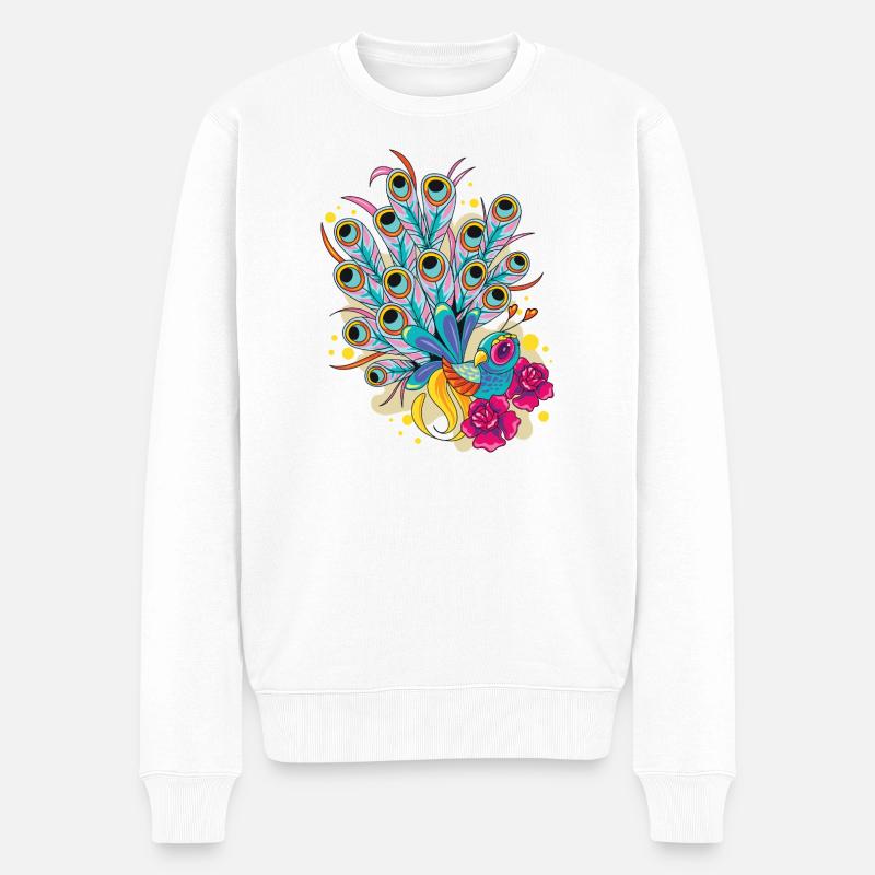 Amour - Pull Premium bio Homme - blanc