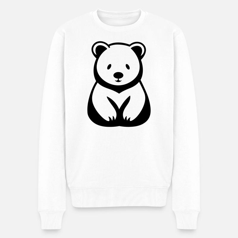 Petit ours - Pull Premium bio Homme - blanc