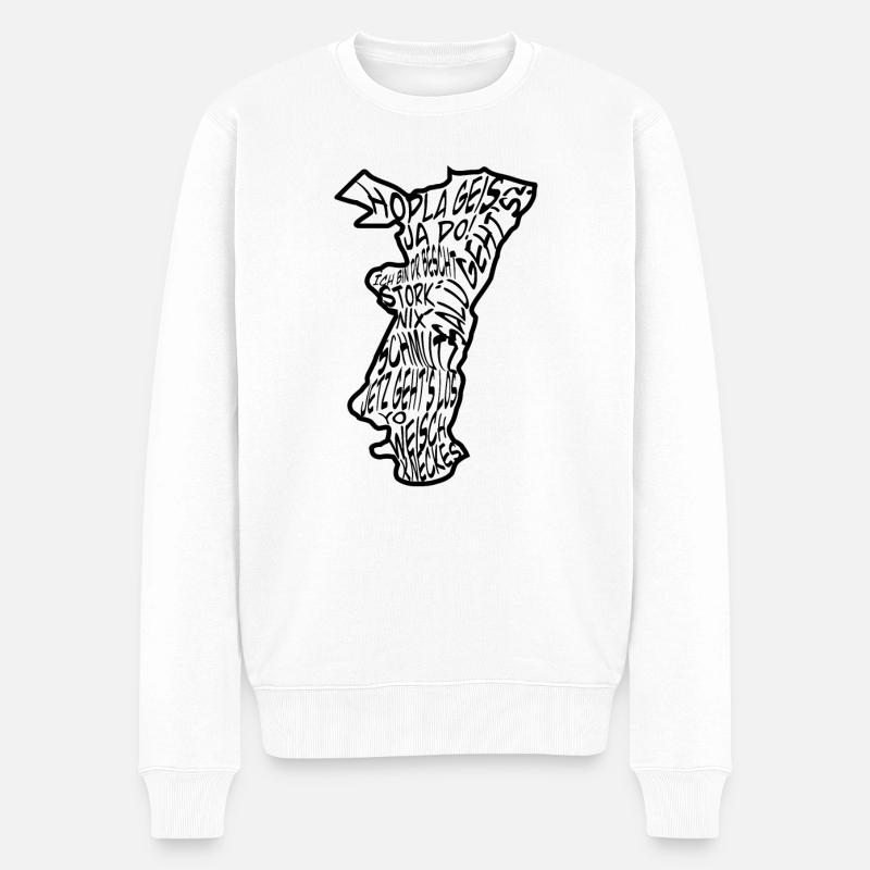 Région Alsace expression - Pull Premium bio Homme - blanc