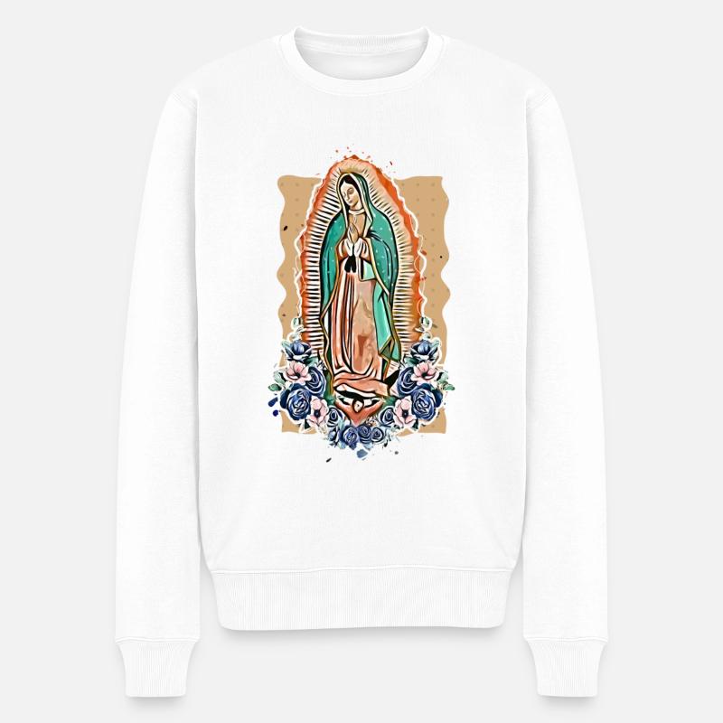 Marie la Vierge - Pull Premium bio Homme - blanc