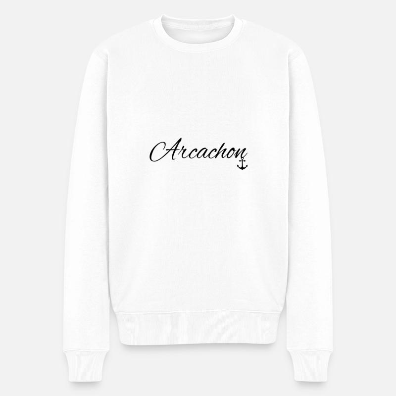 Arcachon - Pull Premium bio Homme - blanc