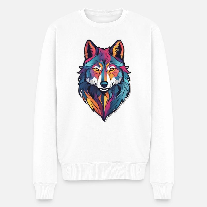 Loup - Pull Premium bio Homme - blanc