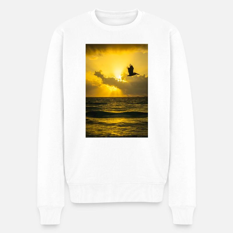 Pélican - Pull Premium bio Homme - blanc
