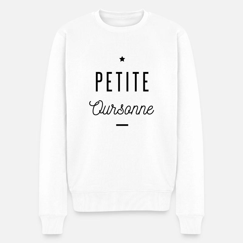 PETITE OURSONNE - Pull Premium bio Homme - blanc