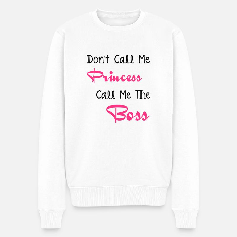 Boss - Männer Premium Bio Pullover - Weiß