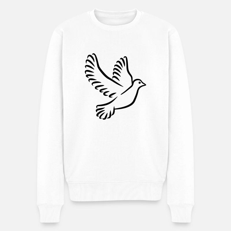 Pigeon - Pull Premium bio Homme - blanc