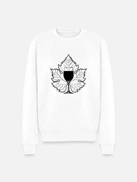 Wine grapes - Men's Premium Organic Jumper - white
