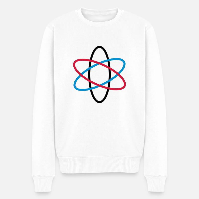 atom_neutron_02 - Pull Premium bio Homme - blanc
