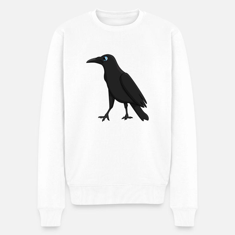 Corbeau - Pull Premium bio Homme - blanc