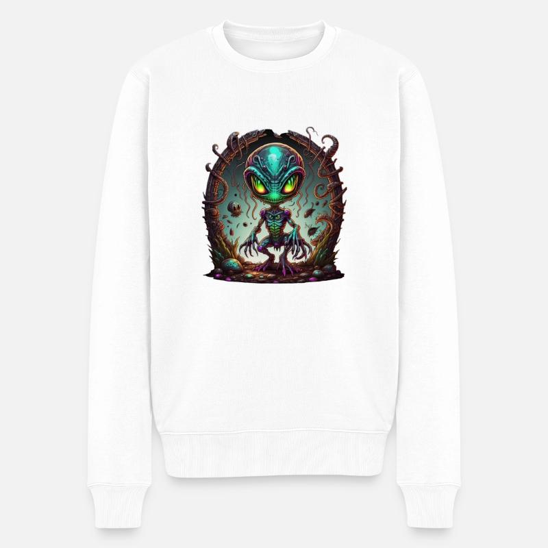 Garçon extraterrestre - Pull Premium bio Homme - blanc