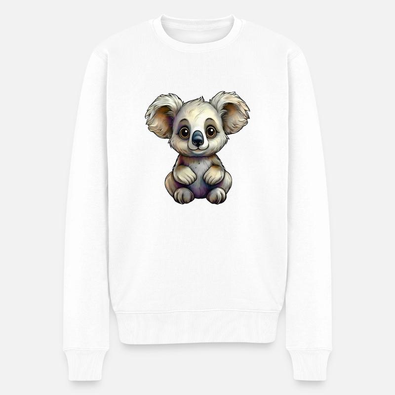 Petit Koala - Pull Premium bio Homme - blanc