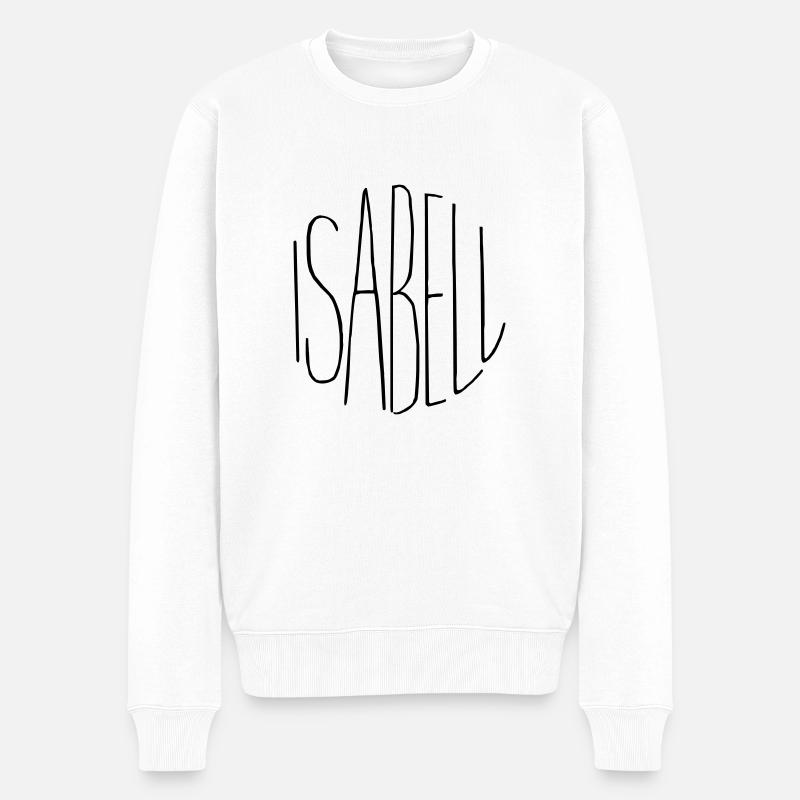 Isabell - Männer Premium Bio Pullover - Weiß