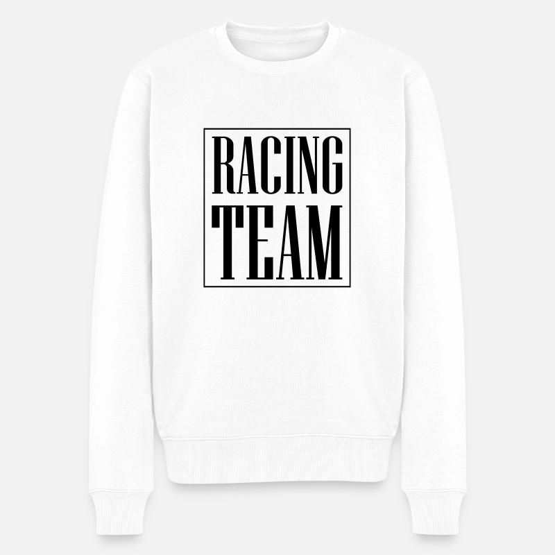 Équipe de course - Pull Premium bio Homme - blanc