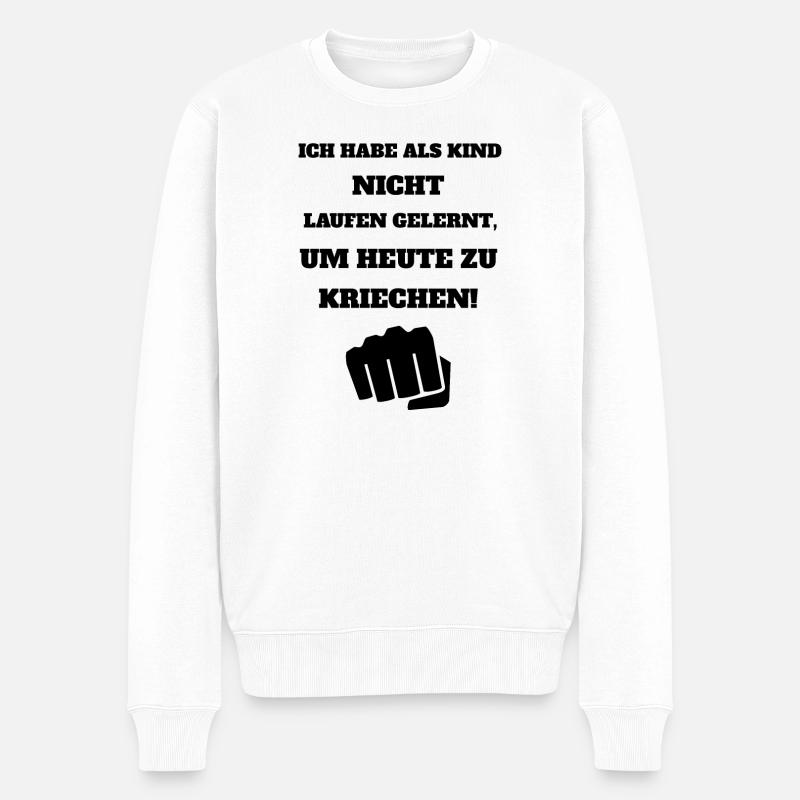 Cool disant - Pull Premium bio Homme - blanc