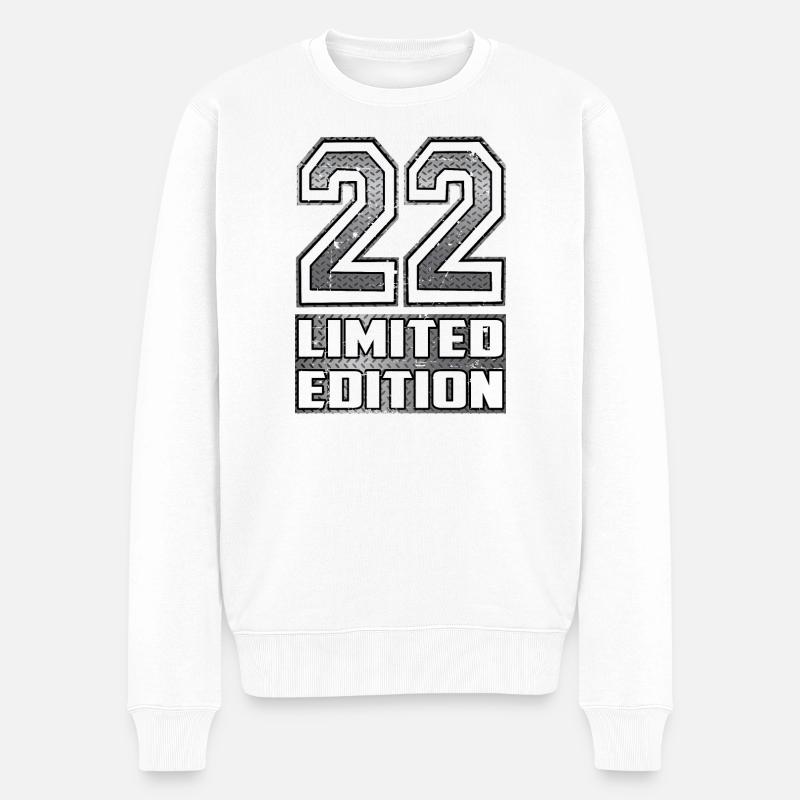 Édition limitée 22 - Pull Premium bio Homme - blanc