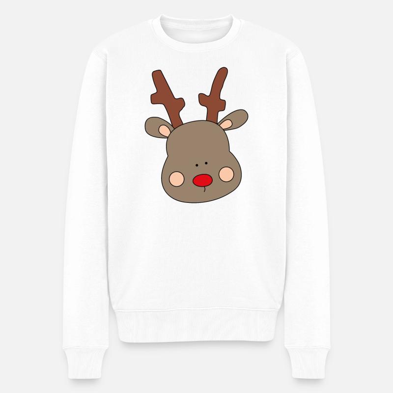 mignon orignal pour Noël - Pull Premium bio Homme - blanc
