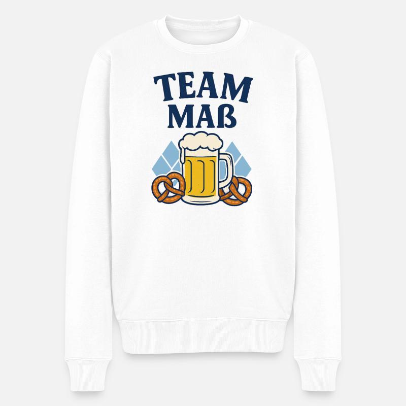 Masse de l’équipe - Pull Premium bio Homme - blanc