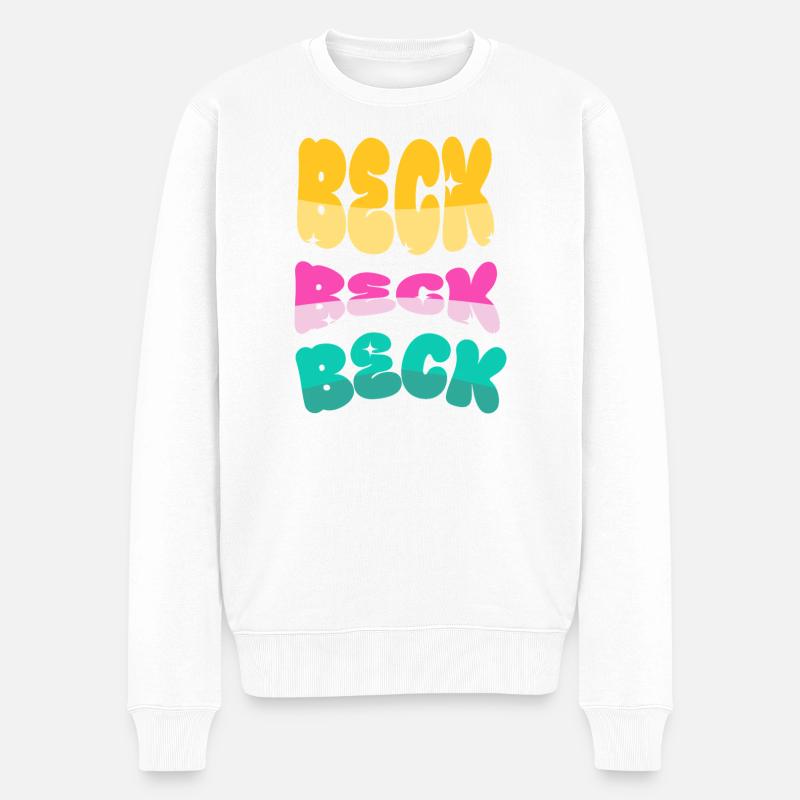 Beck - Pull Premium bio Homme - blanc