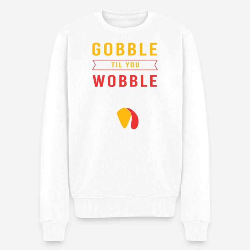 Thanksgiving Mama Mutter Oma Großmutter - Männer Premium Bio Pullover - Weiß