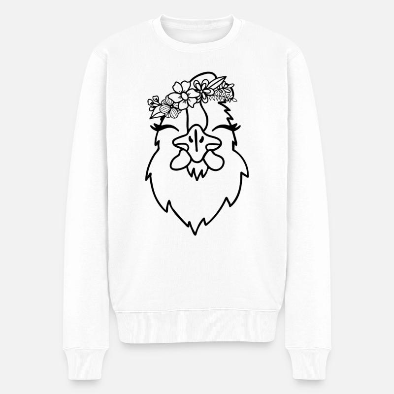 Poulet poules - Pull Premium bio Homme - blanc