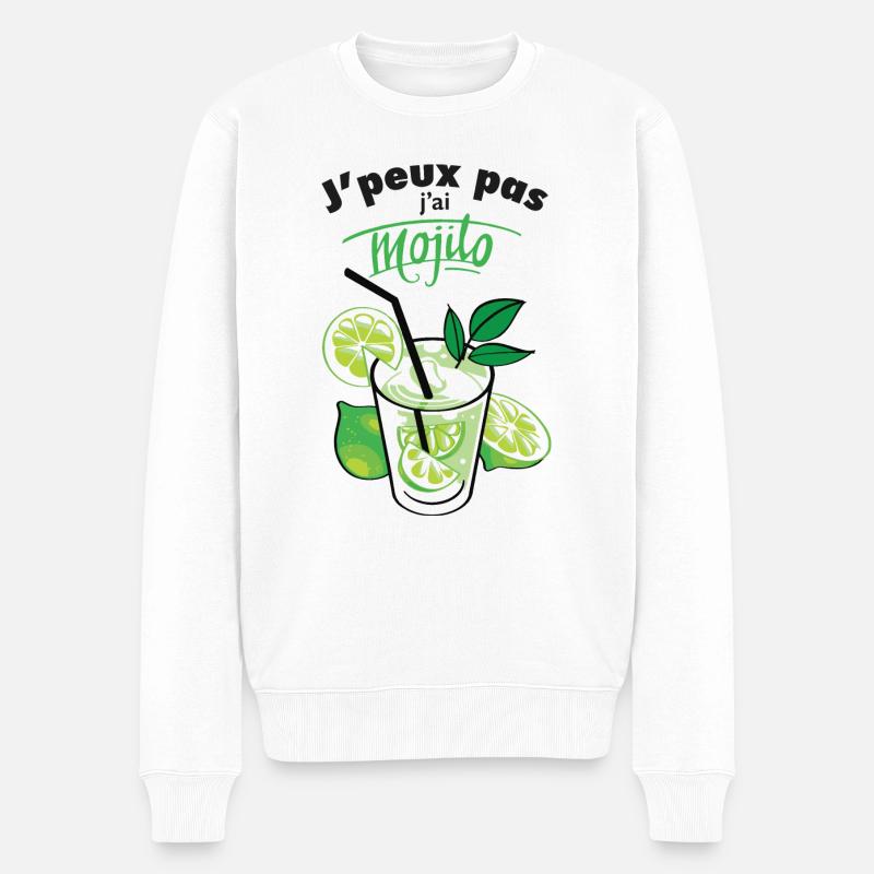 j'ai mojito - Pull Premium bio Homme - blanc