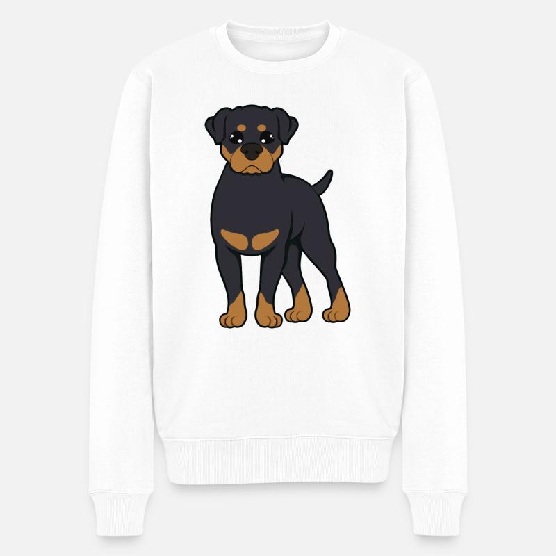 M. Rottweiler - Pull Premium bio Homme - blanc