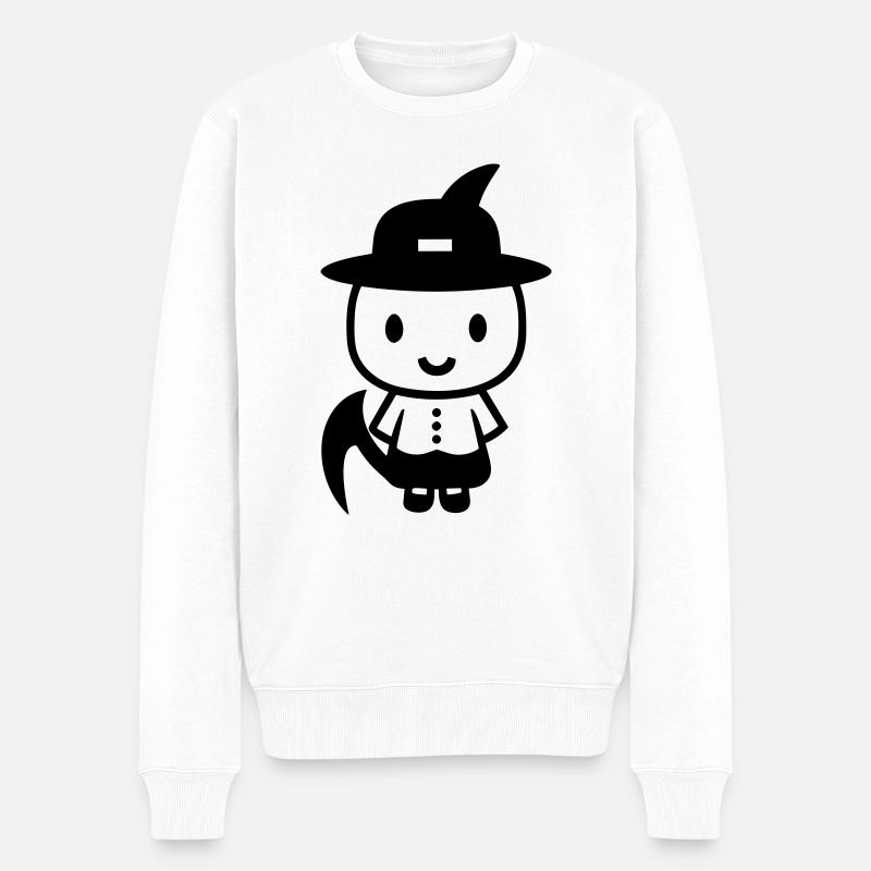 Petite sorcière - Pull Premium bio Homme - blanc