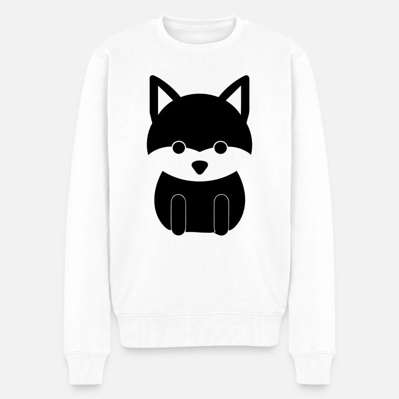 Renard - Pull Premium bio Homme - blanc