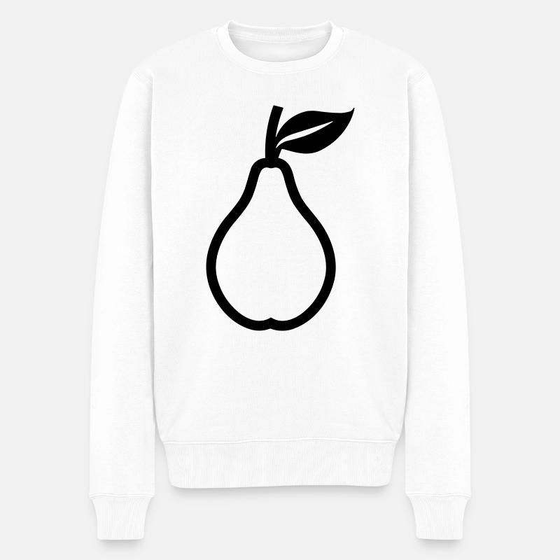 poire - Pull Premium bio Homme - blanc