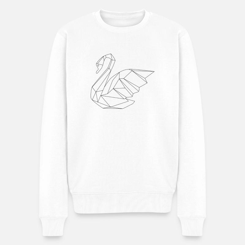 Cygne - Pull Premium bio Homme - blanc