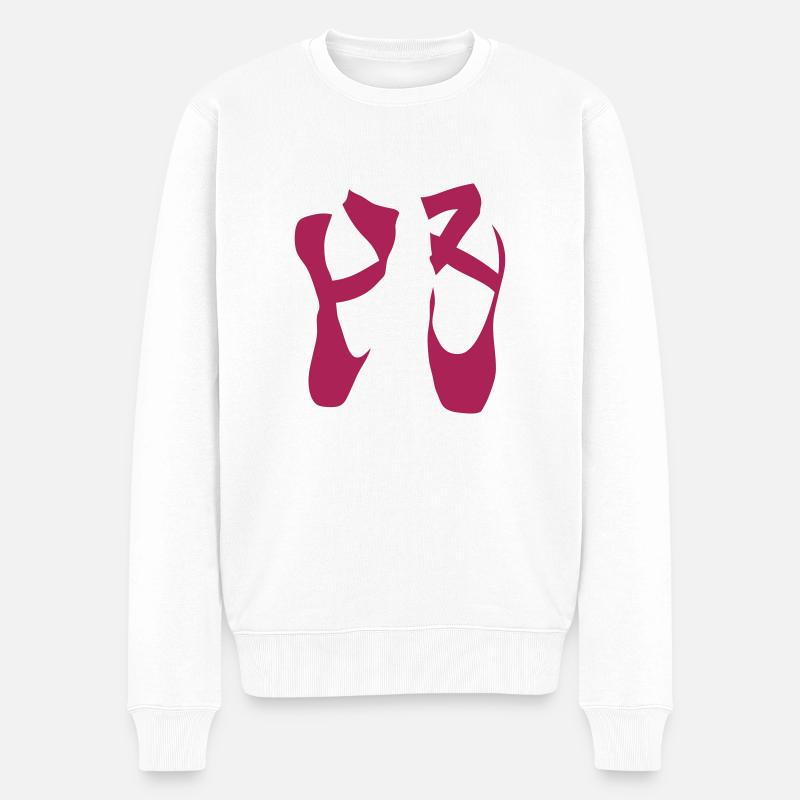danse pointe ballet ballerine classique - Pull Premium bio Homme - blanc