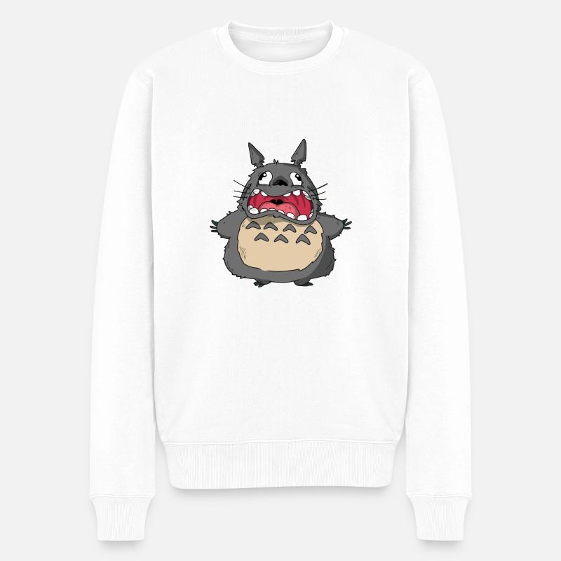Monstre - Pull Premium bio Homme - blanc