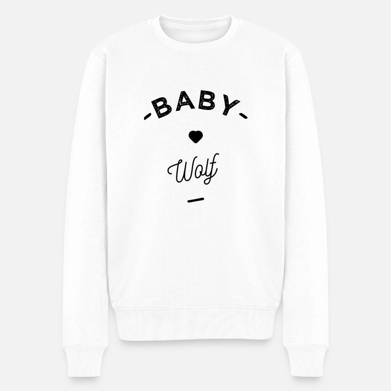 Baby wolf- - Pull Premium bio Homme - blanc