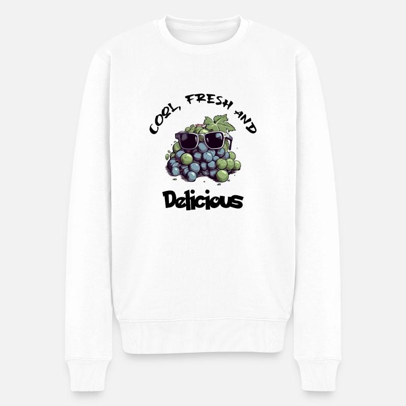 Cool fresh and delicious - Pull Premium bio Homme - blanc