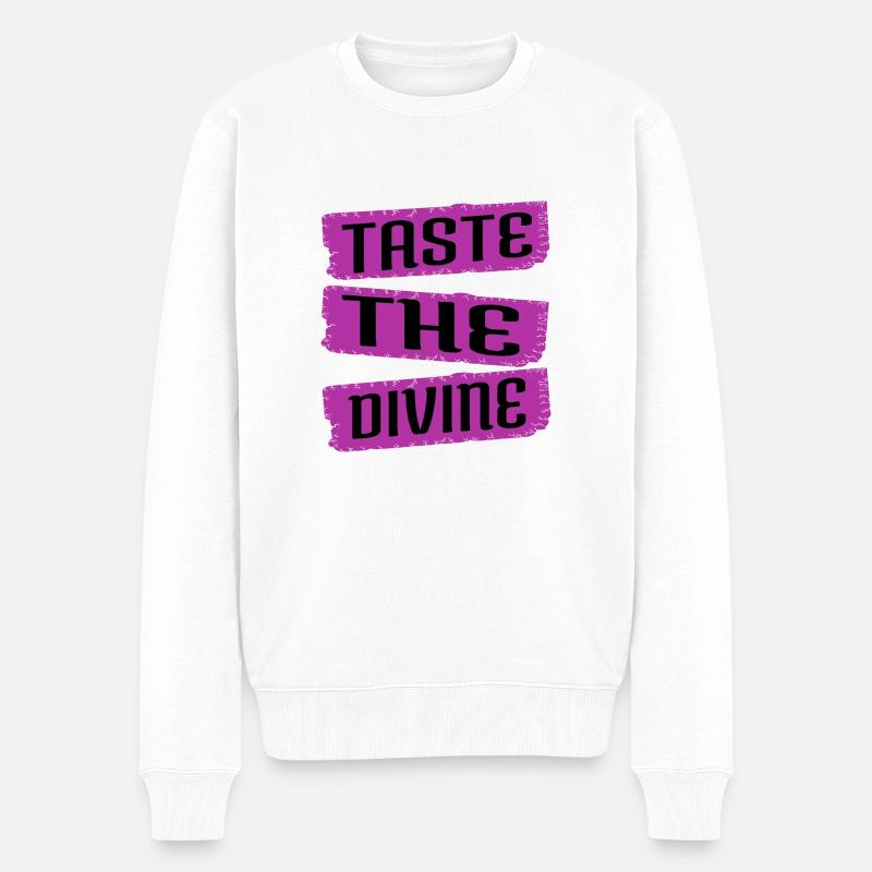 dictons d’anniversaire saveurs exotiques génial - Pull Premium bio Homme - blanc