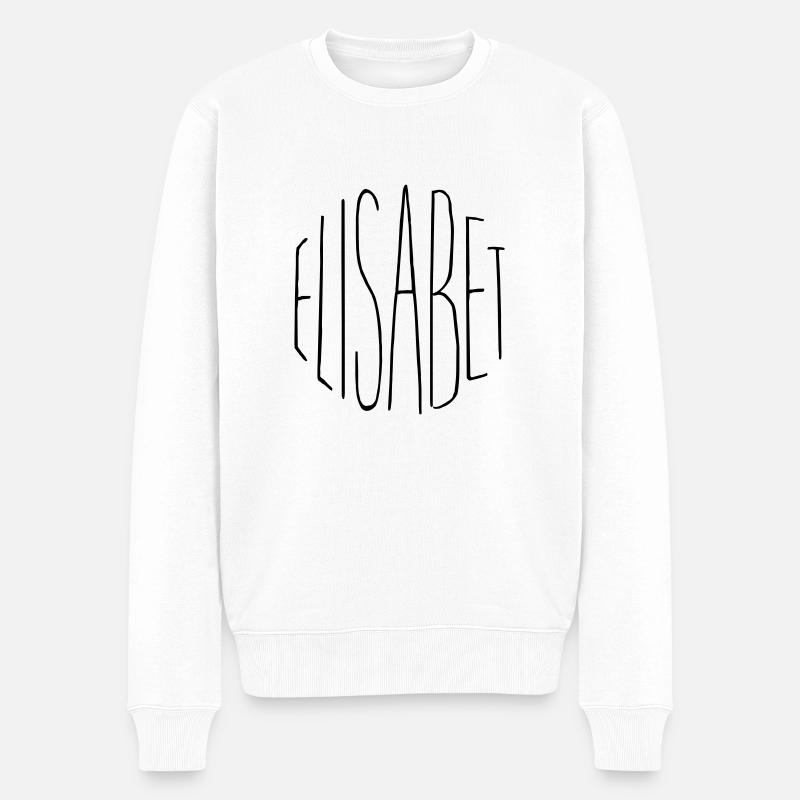 Elisabet - Pull Premium bio Homme - blanc