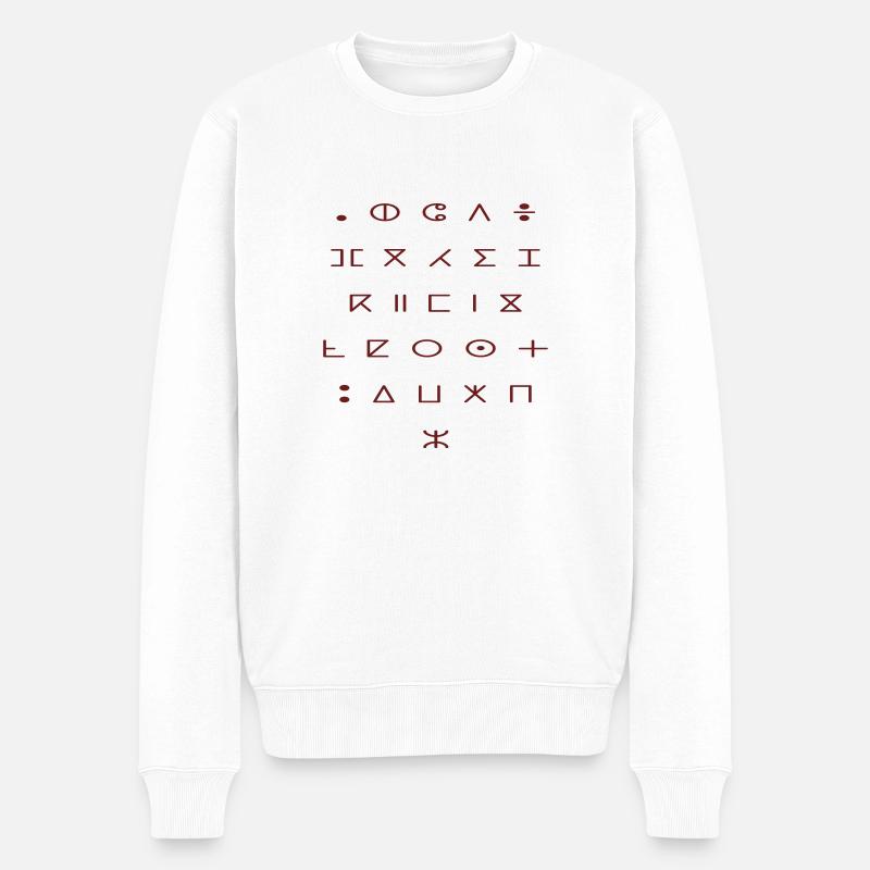 tifinagh - Pull Premium bio Homme - blanc