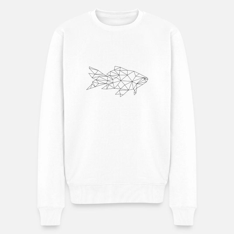 Poisson - Pull Premium bio Homme - blanc