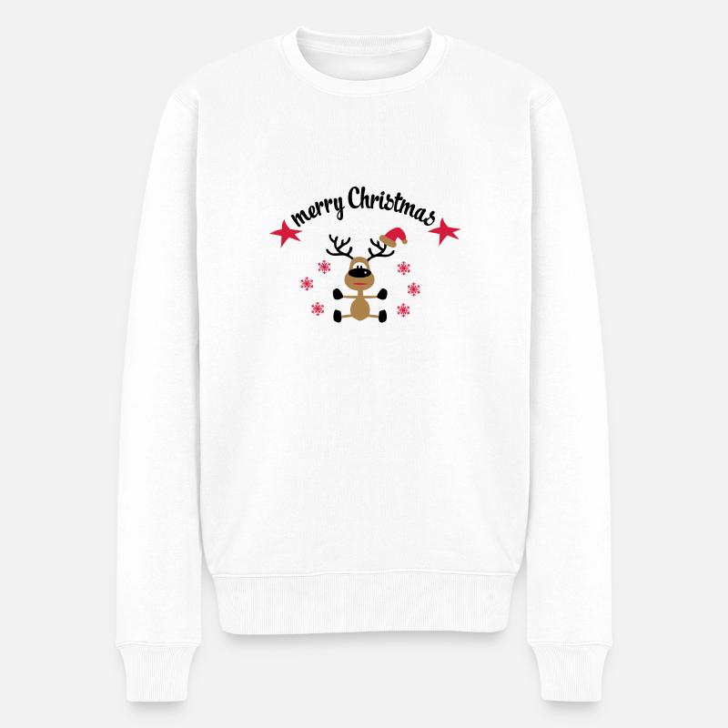 Noël - Pull Premium bio Homme - blanc