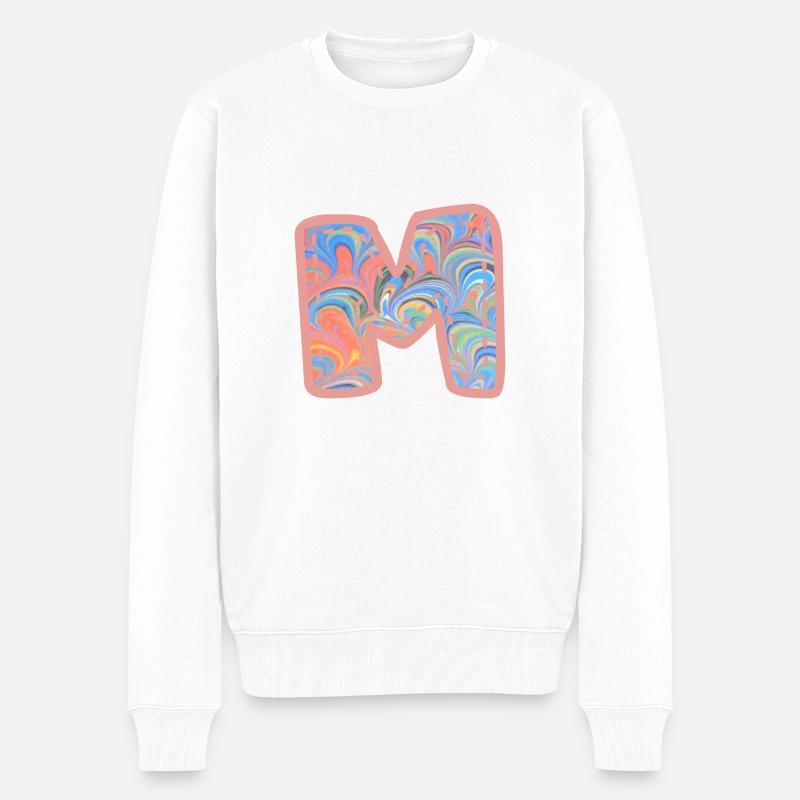 M 47 - Pull Premium bio Homme - blanc