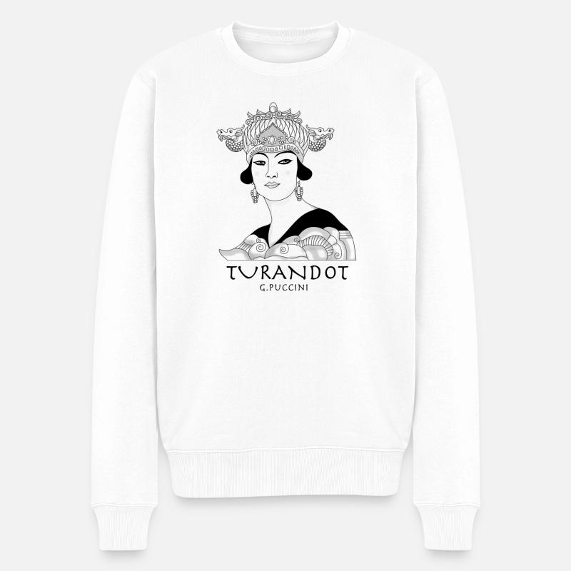 Turandot T - Pull Premium bio Homme - blanc